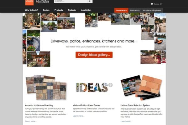 Unilock.com - Design idea center