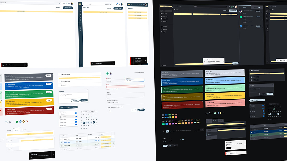 Building a multi-mode, Figma design library